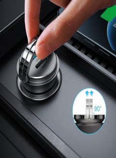 JOYROOM Joyroom Fast Car Charger USB Type C / USB 45 W 5 A Power Delivery Quick Charge 3.0 AFC SCP (C-A35) Grey  - Image 5