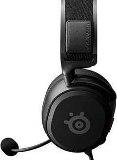 ستيل سيريز وحدة التحكم Arctis Prime من Steelseries - سماعة ألعاب تنافسية - برامج تشغيل صوت عالية الدقة - لأجهزة Playstation 5 وXbox Series X/S والكمبيوتر الشخصي - أسود  - Image 1