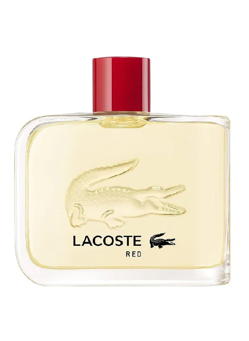 LACOSTE - Men's Red EDT Spray 4.2 oz Fragrances (125ml) 125mlml - Image 1