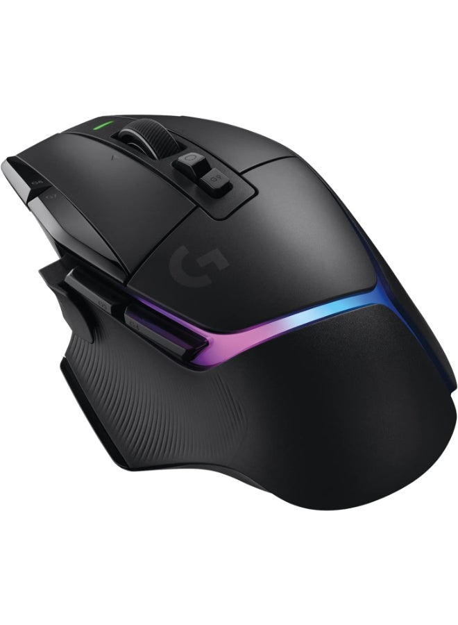 Logitech G502 X PLUS LIGHTSPEED Wireless RGB Gaming Mouse-Optical mouse with LIGHTFORCE hybrid switches,LIGHTSYNC RGB,HERO 25K gaming sensor,compatible with PC-macOS/Windows-Black - Image 1