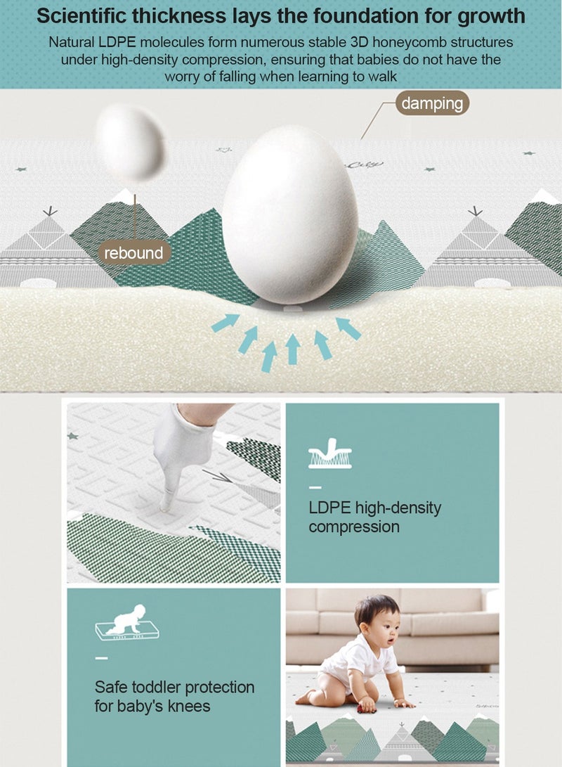 Kidle Foldable Baby Crawling Pad Thickened Baby Living Room Home - Image 5