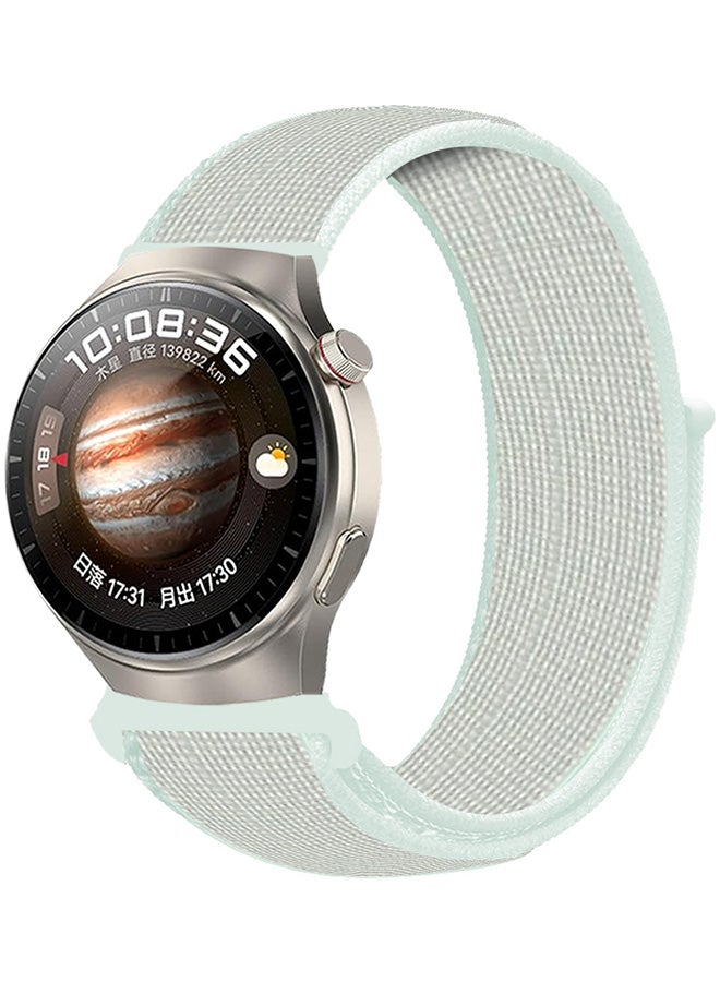 MARGOUN Huawei Watch 4 Pro/Watch 4 Band 22Mm Nylon Loop Bracelet Classic Band For Men Women Pale Grey  - Image 1