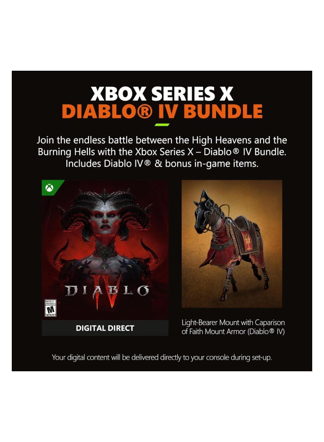 Microsoft - XBOX Series X 1TB Diablo Bundle - Image 1