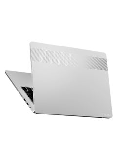 تكنو كمبيوتر محمول Megabook T1 بشاشة عالية الدقة مقاس 14 بوصة ومعالج Intel Core i5-12450H وذاكرة وصول عشوائي سعة 16 جيجابايت ومحرك أقراص SSD سعة 512 جيجابايت ونظام تشغيل Windows 11 ورسومات Intel UHD بتصميم نحيف للغاية مقاس 14.8 مم وبطارية ضخمة بقدرة 75 وات في الساعة وشاشة عريضة مقاس 16:10 باللغة الإنجليزية/العربية شظية لغو  - Image 4