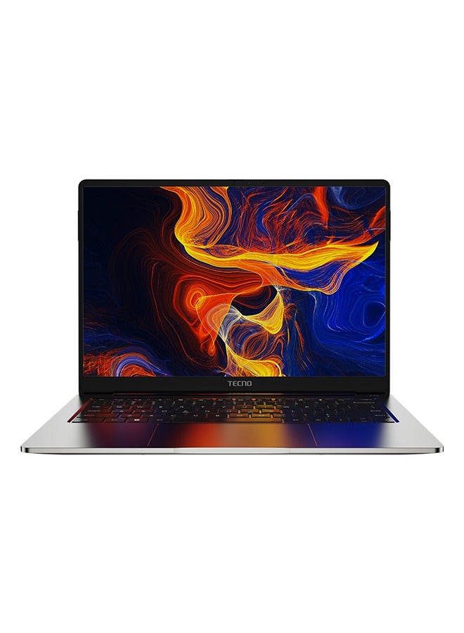 TECNO Megabook T1 Laptop With Ryzen 5 5560U Processor/16GB RAM/512GB SSD/Windows 11/AMD Radeon R5 Graphics With 14.8mm ultra-thin design, 75Wh Massive Battery & Dual Heat Pipe Cooling System English/Arabic Space Grey  - Image 1