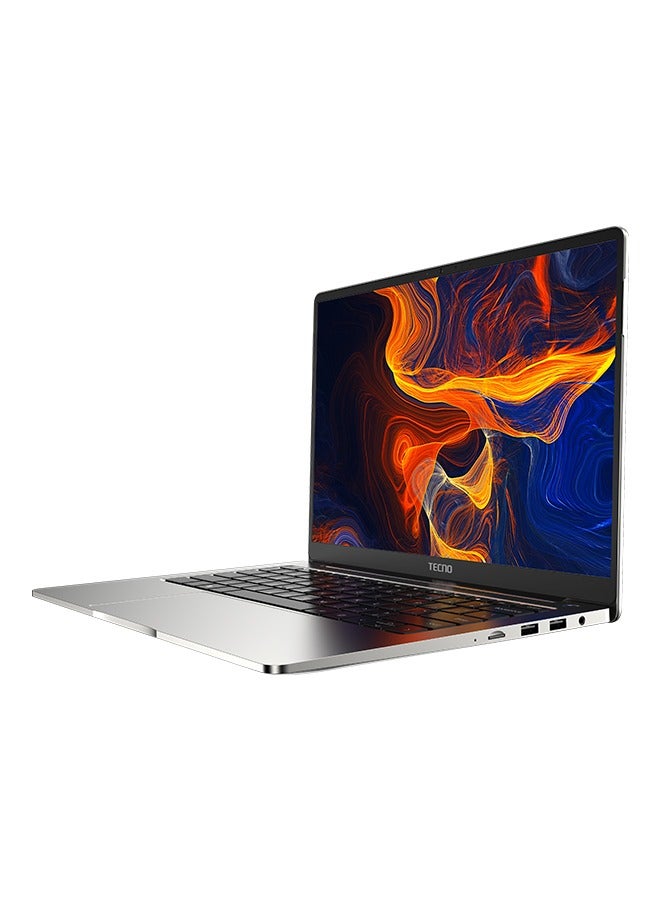 TECNO Megabook T1 Laptop With Ryzen 5 5560U Processor/16GB RAM/512GB SSD/Windows 11/AMD Radeon R5 Graphics With 14.8mm ultra-thin design, 75Wh Massive Battery & Dual Heat Pipe Cooling System English/Arabic Space Grey  - Image 2