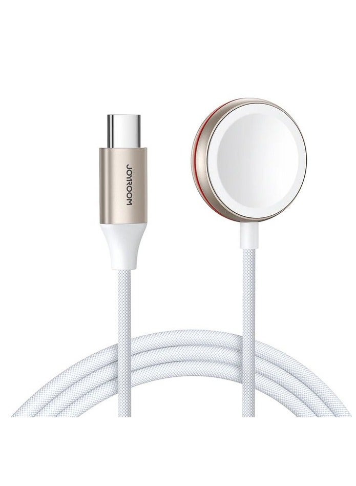 جوي روم JOYROOM S-IW011 كابل شحن مغناطيسي لساعة IP (USB-C) 1.2 متر-  - Image 1
