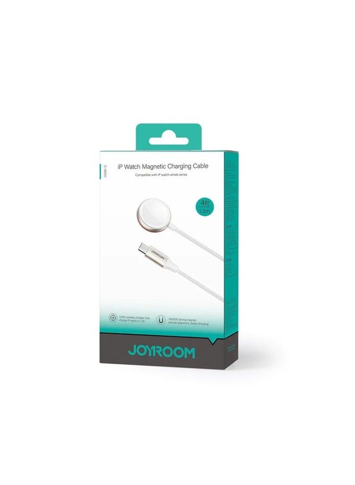 JOYROOM S-IW011 IP Watch Magnetic Charging Cable (USB-C) 1.2m- white - pnsku/N70026994V/45/_/1701072108/c8163678-5a8b-486f-b58e-aa626876ff56