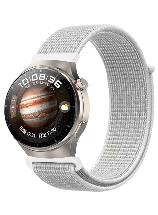 MARGOUN Huawei Watch 4 Pro/Watch 4 Band 22Mm Nylon Loop Bracelet Classic Band For Men Women Grey  - Image 1