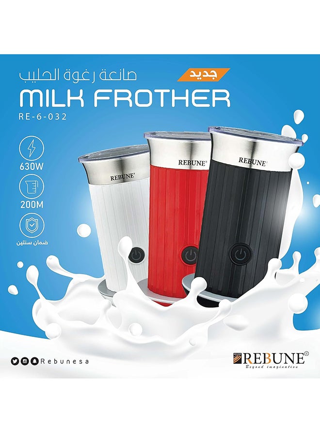 ريبون صانعة رغوة الحليب المقاومة للصدا 120 ml 36 W RE-6-032B  - Image 2