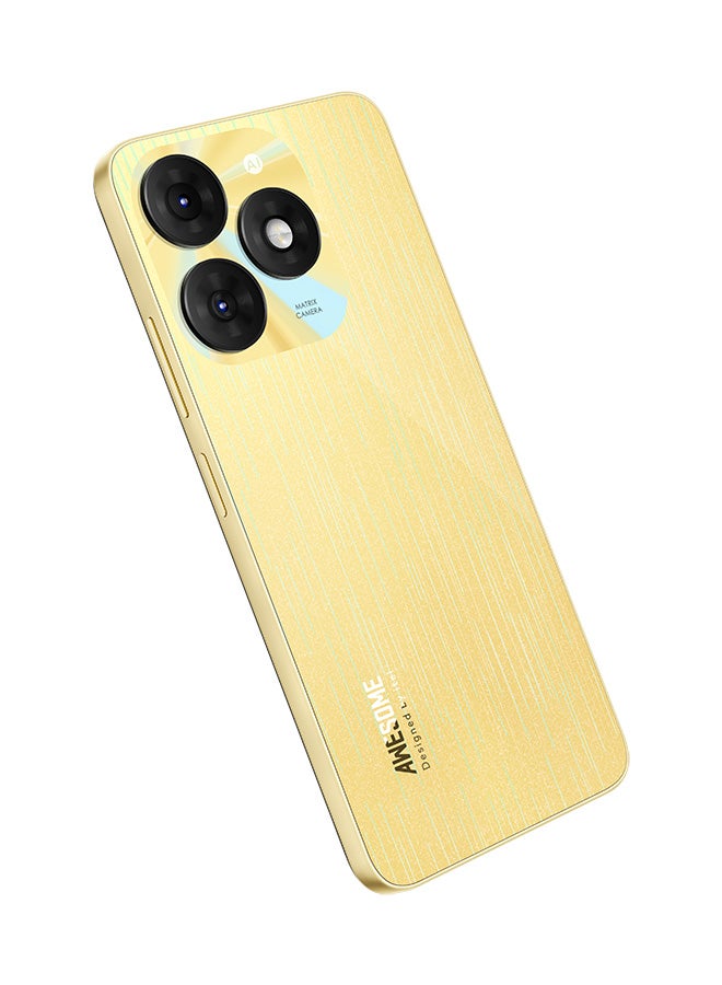 إيتيل هاتف A70 ثنائي الشريحة باللون الذهبي اللامع وذاكرة وصول عشوائي سعة 4 جيجابايت وذاكرة داخلية سعة 64 جيجابايت ويدعم تقنية 4G - إصدار الشرق الأوسط - Image 5