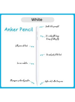 Anker Pencil Drawing Stylus Pen Capacitive Pencil Screen Pen For Apple iPad/iPad Pro/Air/mini White - pnsku/N70027170V/45/_/1701145923/f06c7669-ef49-4c28-a2e0-69157efddb98