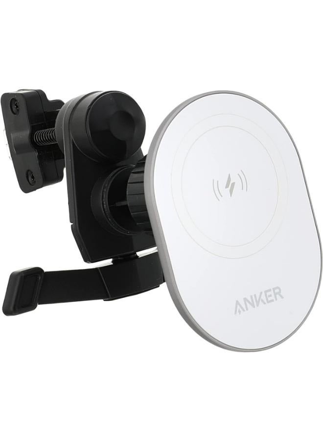 Anker PowerWave Magnetic Car Charging Mount With 4 Ft Usb-C Cable, 7.5W For iPhone 13/13 Pro/ 13 Pro Max / 13 Mini/ iPhone 12/12 Pro / 12 Mini Black  - Image 1