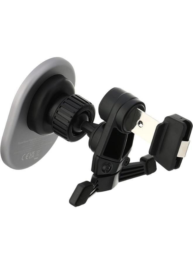 Anker PowerWave Magnetic Car Charging Mount With 4 Ft Usb-C Cable, 7.5W For iPhone 13/13 Pro/ 13 Pro Max / 13 Mini/ iPhone 12/12 Pro / 12 Mini Black  - Image 2