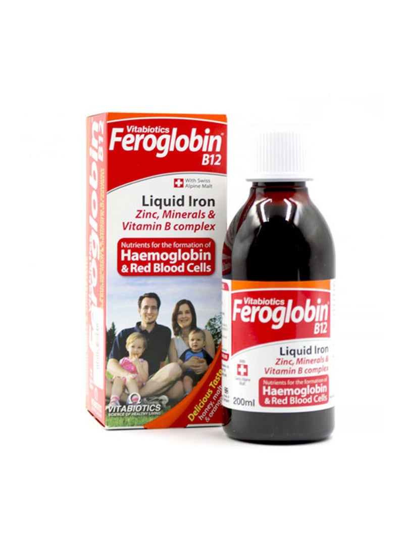 Vitabiotics Feroglobin B12 Syrup 200ml