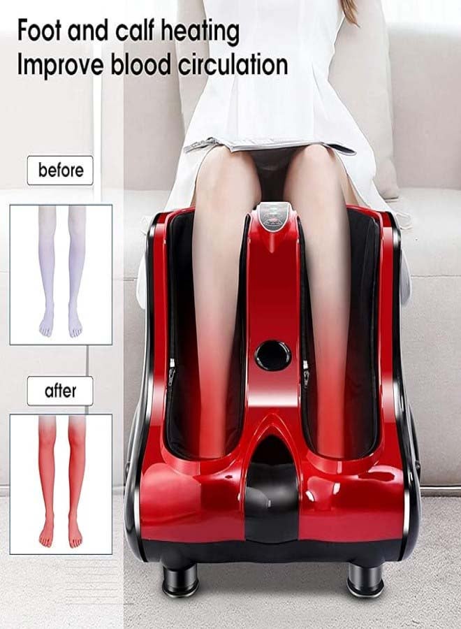 Spa Care Foot And Calf Massager, Red/Black - Image 3