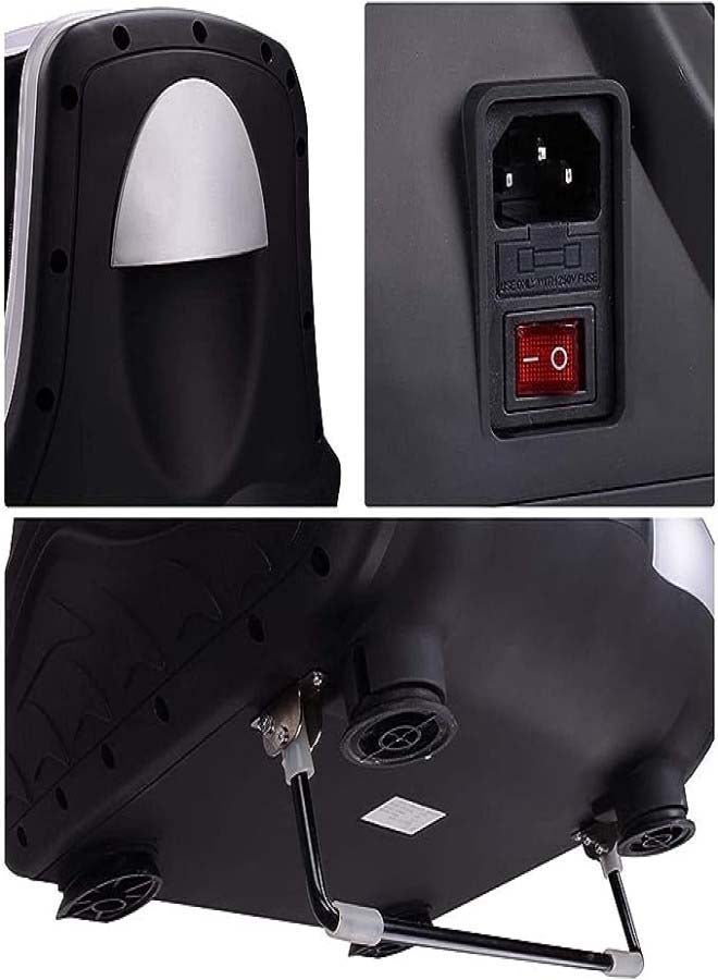 سبا كير جهاز مساج للقدمين مع جهاز تدليك للعجل، فضي وأسود - Image 4