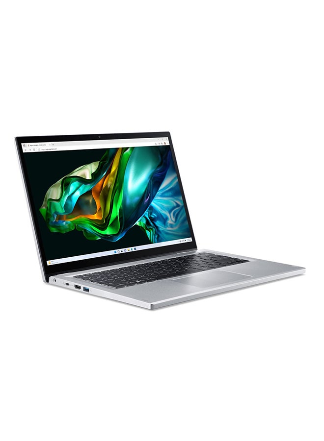 Acer - Aspire 3 Spin 14 Touch 2in1 Convertible Notebook With 14-Inch Display,13th Generation Core i3-N305 Processor/8GB LPDDR5 RAM/256GB SSD/Intel UHD Graphics/Windows 11 English Pure Silver - Image 1