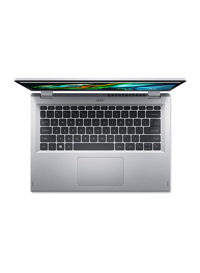 Acer - Aspire 3 Spin 14 Touch 2in1 Convertible Notebook With 14-Inch Display,13th Generation Core i3-N305 Processor/8GB LPDDR5 RAM/256GB SSD/Intel UHD Graphics/Windows 11 English Pure Silver - Image 1