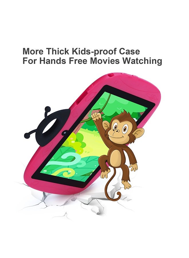 C idea 7 Inch Tablet For Kids, Android 9.0 Kids 64Gb+32Gb Expandable WiFi HD Display Screen Iwawa Dual Camera Children Toddler Safety Educational Learning Tablet With Case For Boys And Girls - Image 4