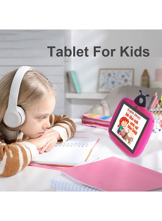 C idea 7 Inch Tablet For Kids, Android 9.0 Kids 64Gb+32Gb Expandable WiFi HD Display Screen Iwawa Dual Camera Children Toddler Safety Educational Learning Tablet With Case For Boys And Girls - Image 2