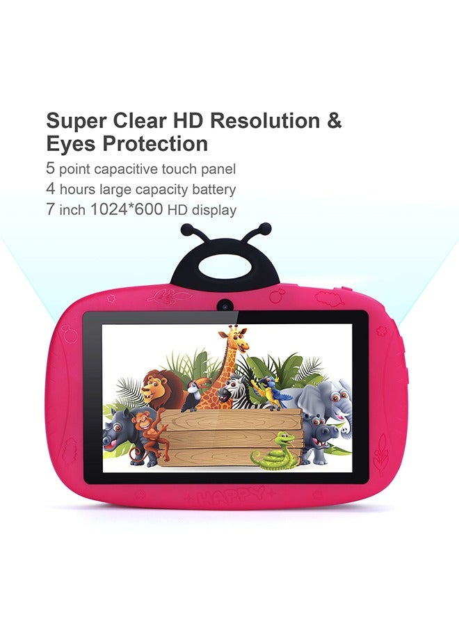 C idea 7 Inch Tablet For Kids, Android 9.0 Kids 64Gb+32Gb Expandable WiFi HD Display Screen Iwawa Dual Camera Children Toddler Safety Educational Learning Tablet With Case For Boys And Girls - Image 5