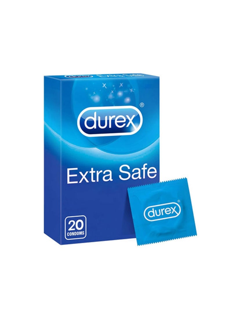 Durex Pack of 20, Extra Safe Condoms 