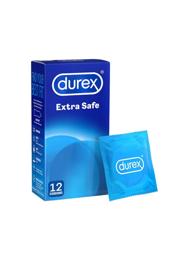 Durex - Pack of 12, Extra Safe Condoms - Image 1