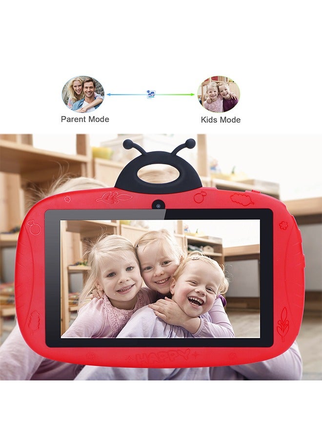 C idea 7 Inch Tablet For Kids, Android 9.0 Kids 64Gb+32Gb Expandable WiFi HD Display Screen Iwawa Dual Camera Children Toddler Safety Educational Learning Tablet With Case For Boys And Girls  - Image 5