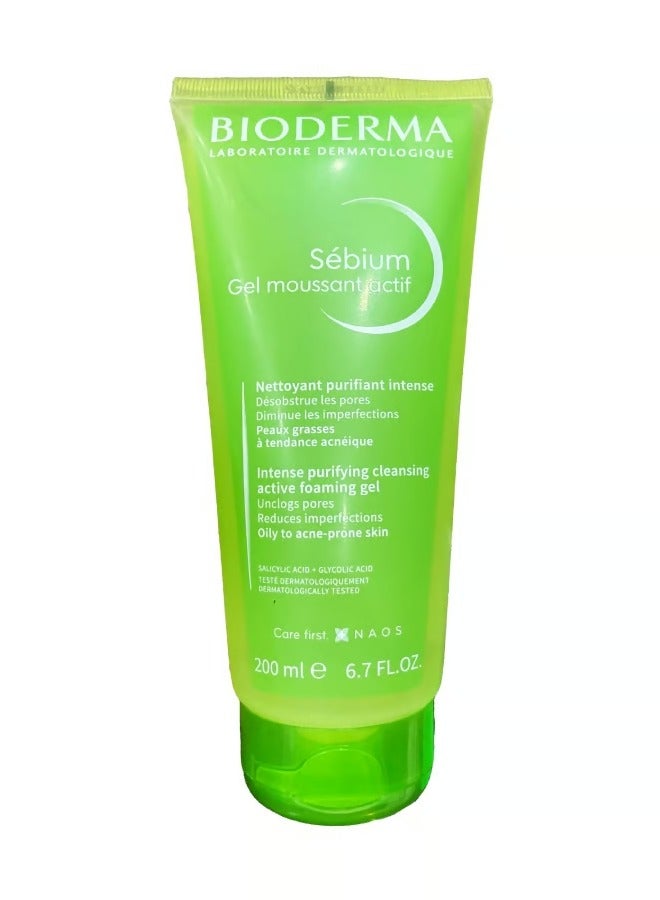 Bioderma Sebium Gel Moussant Actif 200mlml - Image 1