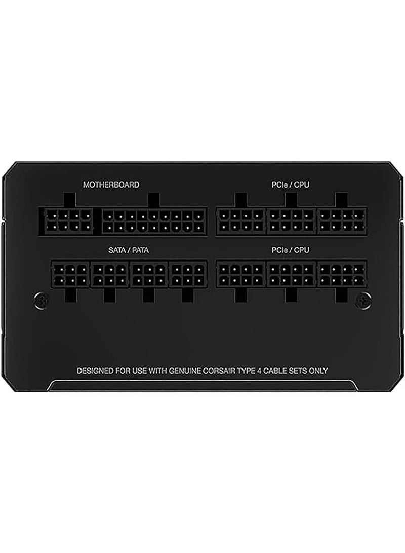 CORSAIR - RMe Series RM1000e Fully Modular Low-Noise ATX Power Supply, 1000W, 80PLUS Gold, 1000 Watts Power, Fully Modular Cabling, 120mm Fan Size, Zero RPM Mode, Black | CP-9020264-UK Black - Image 1