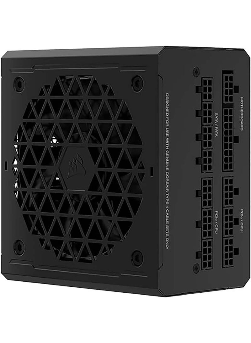 CORSAIR - RMe Series RM1000e Fully Modular Low-Noise ATX Power Supply, 1000W, 80PLUS Gold, 1000 Watts Power, Fully Modular Cabling, 120mm Fan Size, Zero RPM Mode, Black | CP-9020264-UK Black - Image 1