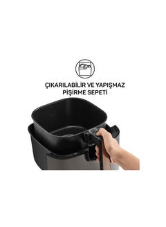 Arzum Airtasty XL Air Fryer - Copper 6 L 1750 W AR2074-B Black  - Image 5