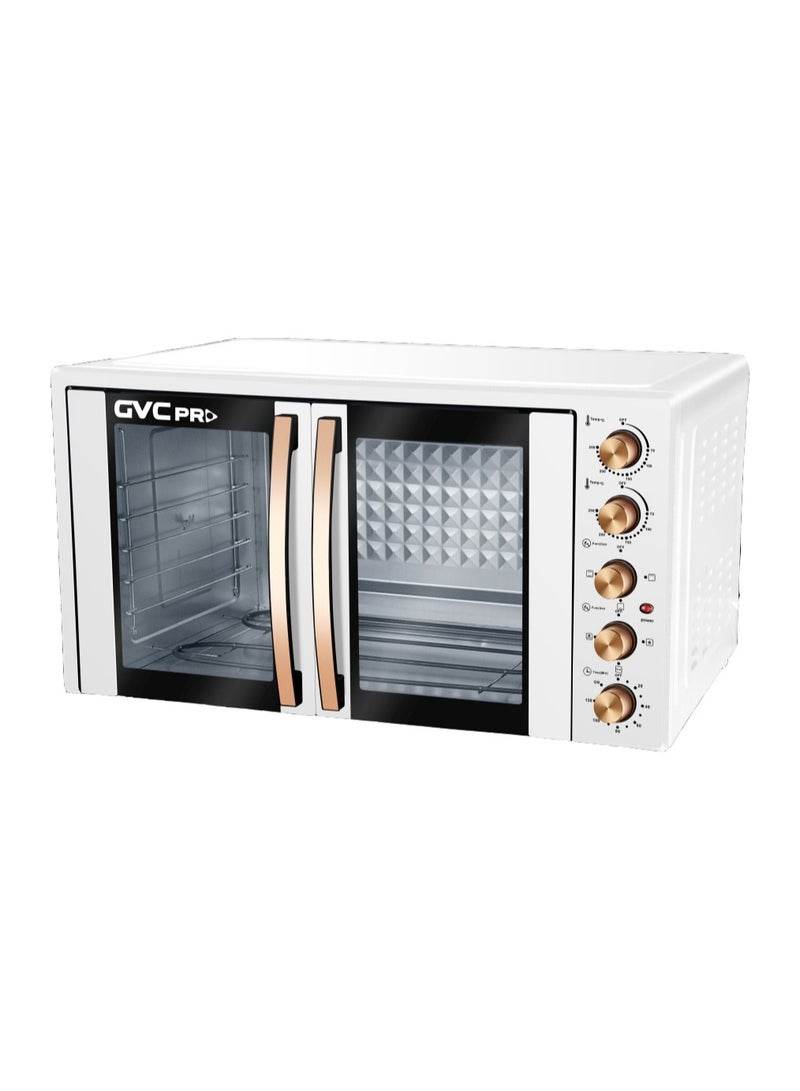 gvc pro - Electric Over Double Door Oven 80 L 2400 W GVOV-802DW White - Image 1