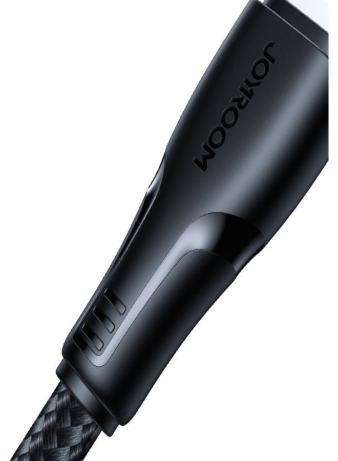 CABLE JOYROOM SURPASS SERIES USB-A/USB-C 3A 1.2M Black