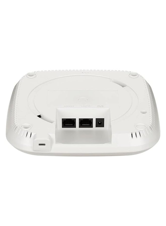 D-Link - PoE Access Point WiFi 6 AX1800 Wave 2 Dual Band Wireless Internet Network Compact Design Wall Ceiling Mountable WiFi AC AP (DAP-X2810) White - Image 1