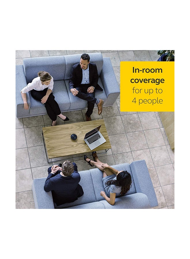 Jabra - Speak 510 MS Wireless Bluetooth Speakerphone with Link 370 USB Adapter – Outstanding Sound Quality, Portable Conference Speaker for Holding Meetings Anywhere - Certified for Microsoft Teams Black - Image 1
