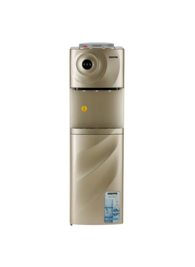 GEEPAS Water Dispenser With Cabinet Normal Hot And Cold Function GWD17028 Metallic Bronze  - Image 1
