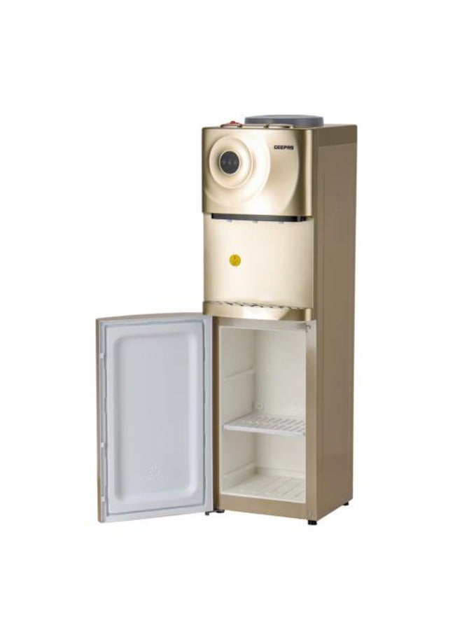 GEEPAS Water Dispenser With Cabinet Normal Hot And Cold Function GWD17028 Metallic Bronze  - Image 2