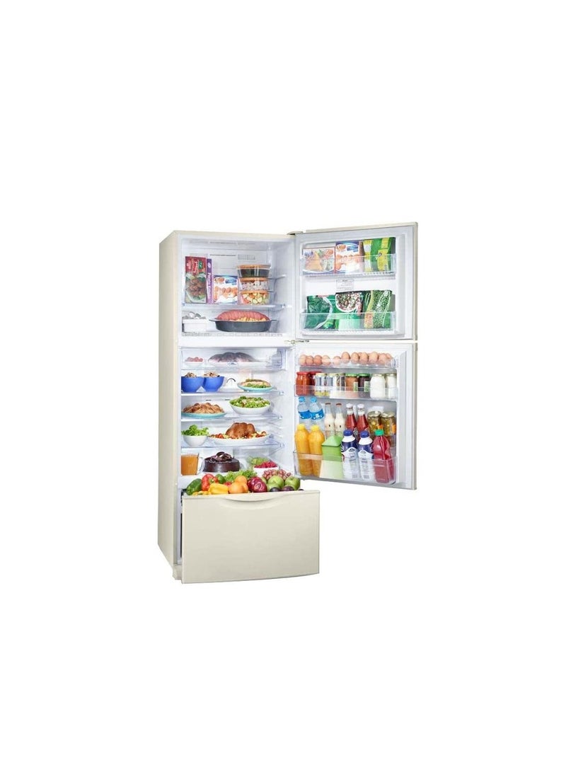 Toshiba - Toshiba Refrigerator Beige GR-EFV45-C Champagne - Image 1