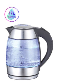 Alsaif Glass Electric Kettle 1.7 L 2200 W E03208 Clear 