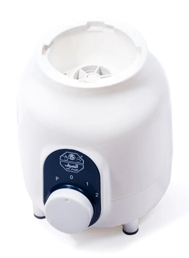 Alsaif - Blender With Jar 1.5 L 350 W E06035 White - Image 1