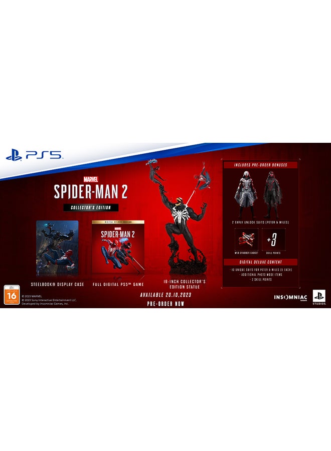 INSOMNIAC GAMES - Marvel's Spider-Man 2 Collector's Edition - PlayStation 5 (PS5) - Image 1