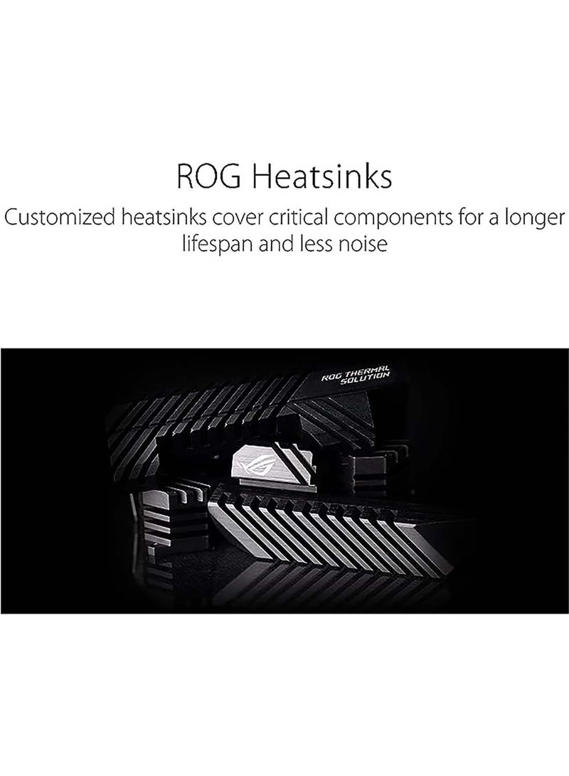 ASUS - ROG Thor 1000W Platinum II Power Supply - Lambda A++ Certification, ROG heatsinks, 135mm Axial-tech fan with PWM control, 80 Plus Platinum Certification,OLED display, Aura Sync Black - Image 1
