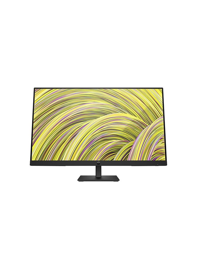 HP P27h G5 27" Monitor, FHD (1920 x 1080) IPS Display, 75Hz Refresh Rate, 5ms GtG Response Time, Onscreen Controls, Adjustable Height & Tilt, DP / HDMI / VGA, Black