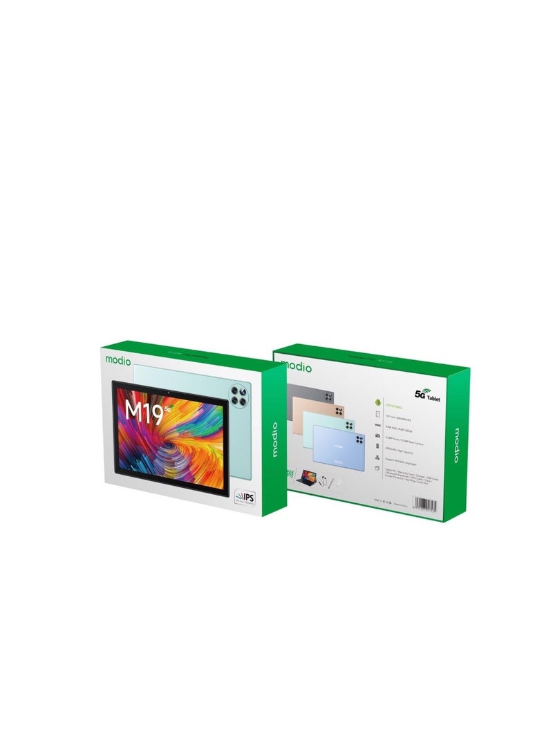modio M19 5G Tablet PC 10.1 Inch with 8GB Ram 512GB ROM Green  - Image 3