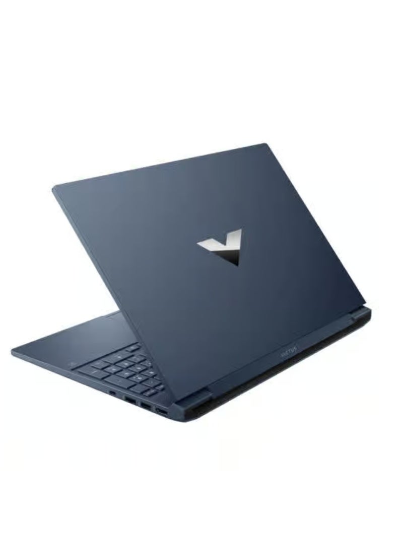 HP HP Victus 15-fa1000ne 7Q7B9EA Gaming Laptop, Intel Core i7-13700H, 1TB SSD, 16GB RAM, 15.6 Inch FHD IPS 144Hz Display, NVIDIA GeForce RTX 4050 6GB, Windows 11- Performance English/Arabic BLUE - Image 2