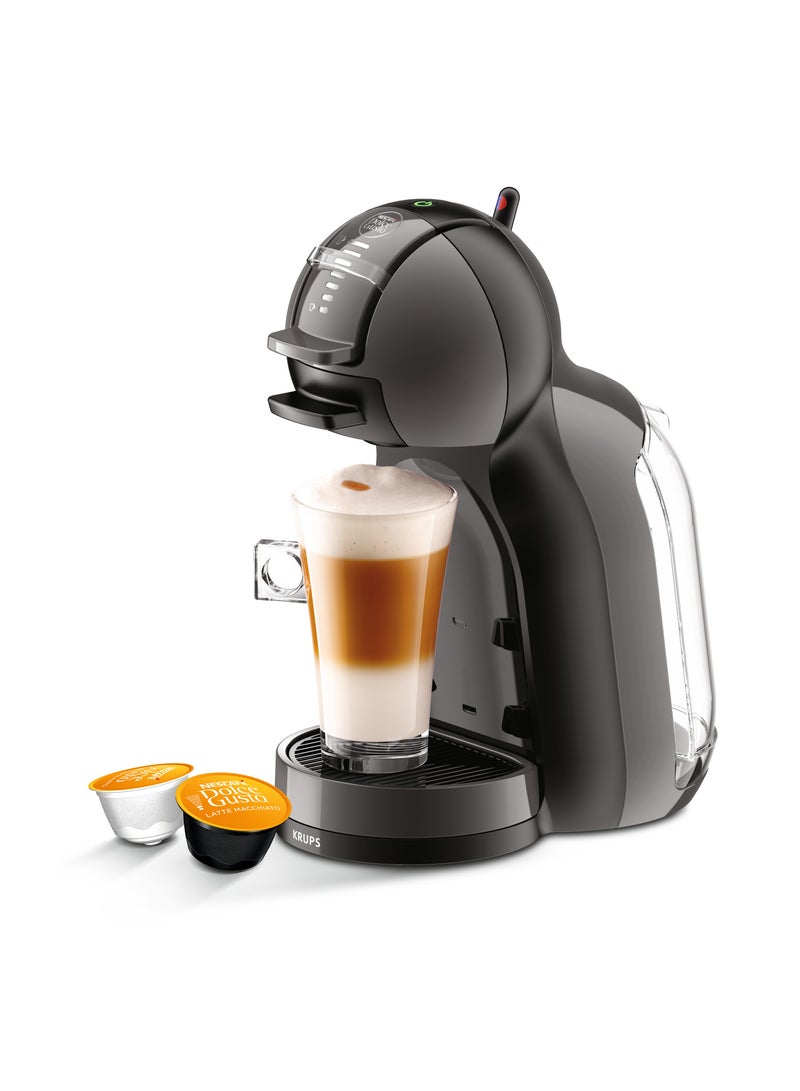 نسكافيه Dolce Gusto Mini Me Capsule Coffee Machine By Krups Hot And Cold Drinks 15 Bar Pump Pressure Water Tank XL Automatic Shut-Off 0.8 L 1500 W KP1238 Black & Anthracite - Image 1