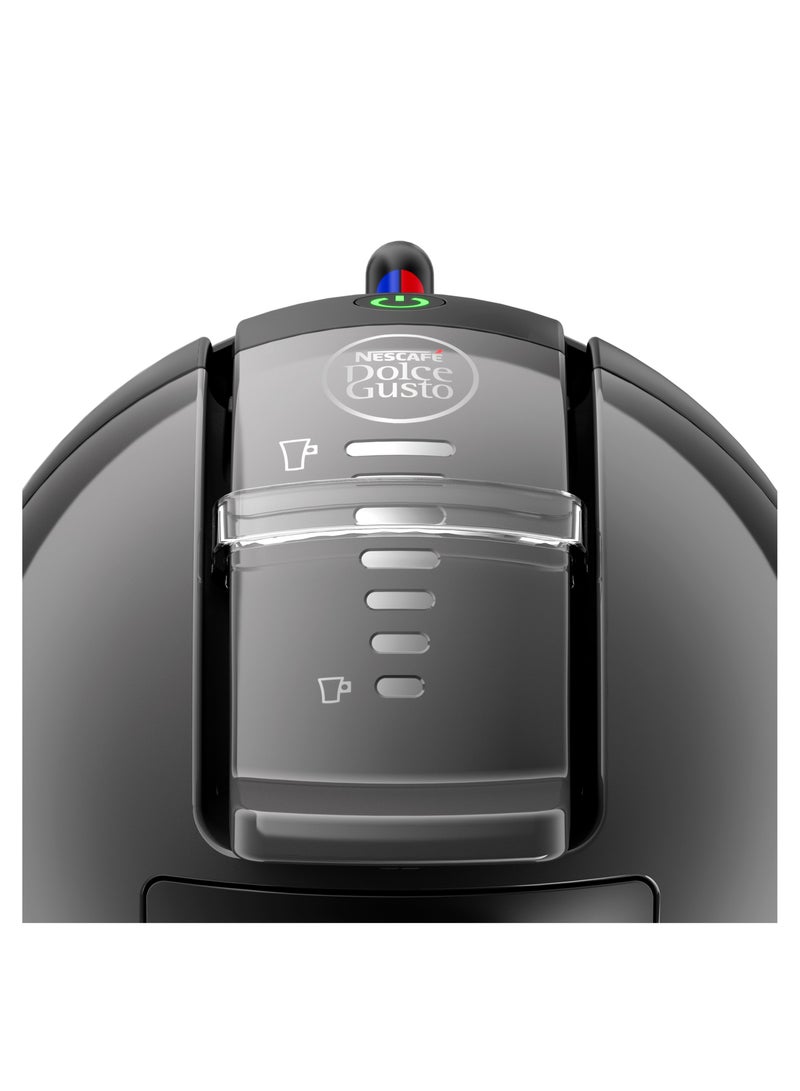 نسكافيه Dolce Gusto Mini Me Capsule Coffee Machine By Krups Hot And Cold Drinks 15 Bar Pump Pressure Water Tank XL Automatic Shut-Off 0.8 L 1500 W KP1238 Black & Anthracite - Image 5