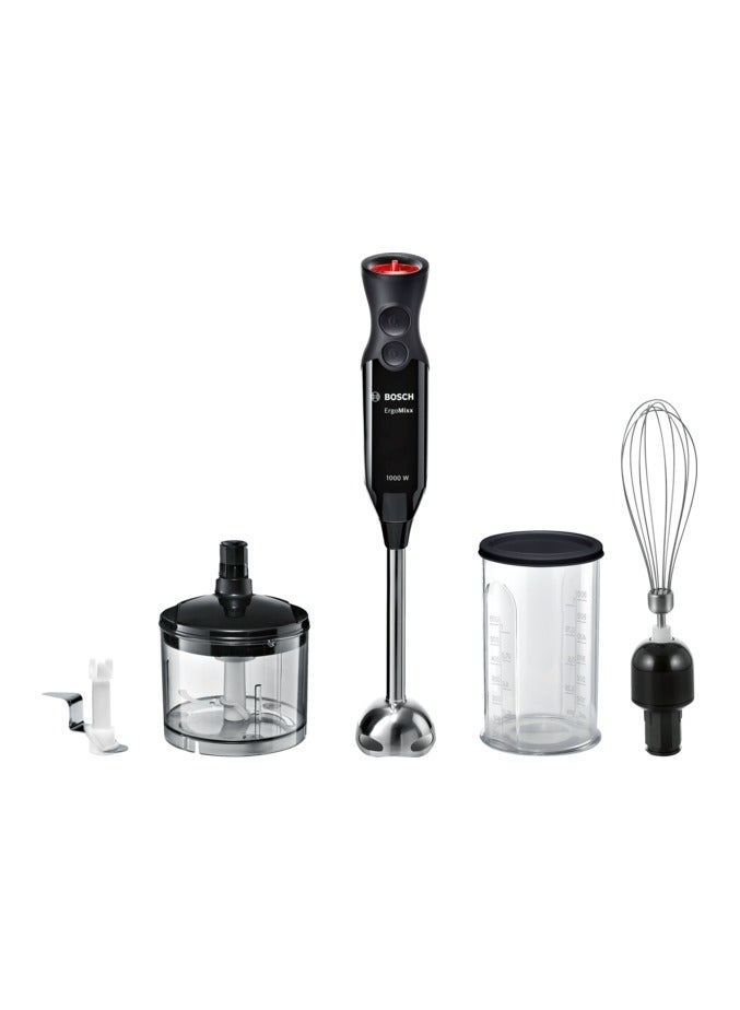 BOSCH - Hand blender, ErgoMixx, MS61B6170 Black, Anthracite - Image 1